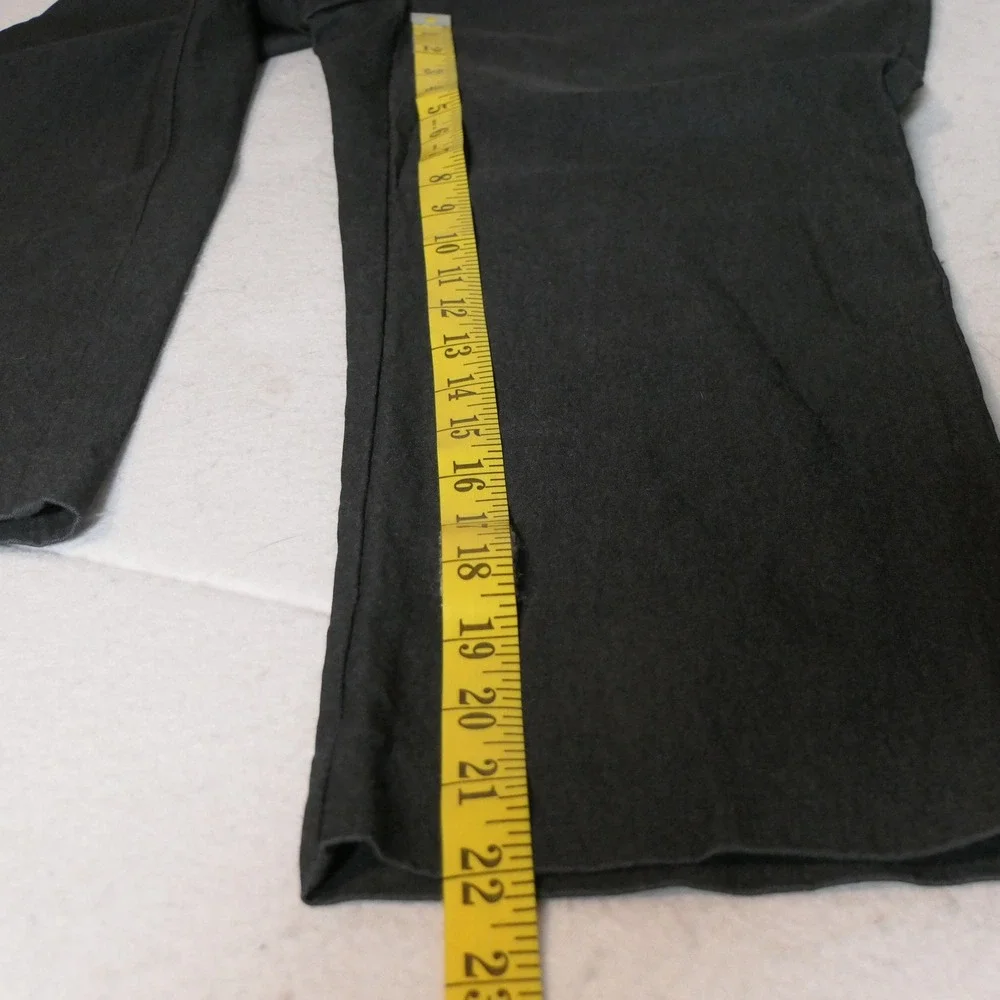 JM Collection Women Capri Pants M Gray Stretch Studded Clean Girl Neutral Career